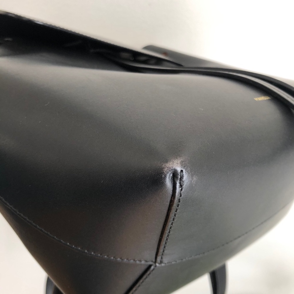 Mansur Gavriel Mini Leather Drawstring Backpack - image 7